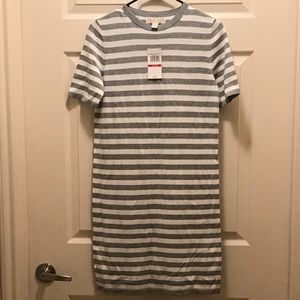 NWT-Michael kors Ribbed Crewneck Lightweight Dress